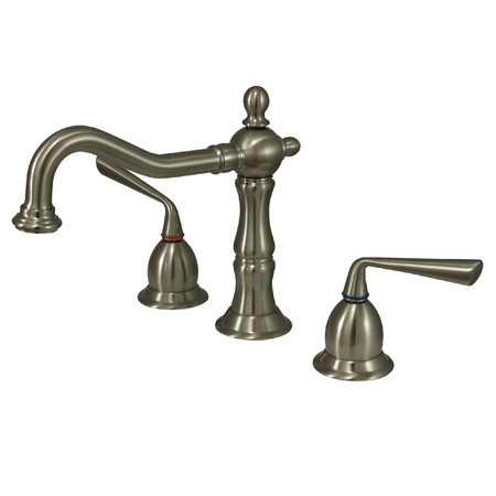 SILVER SAGE KS1978ZL 8-Inch Widespread Bathroom Faucet with Brass Pop-Up KS1978ZL